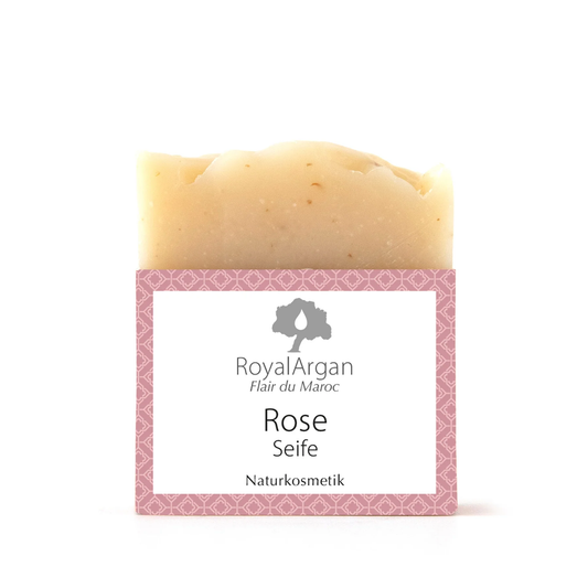 Savon argan - à la rose 110g